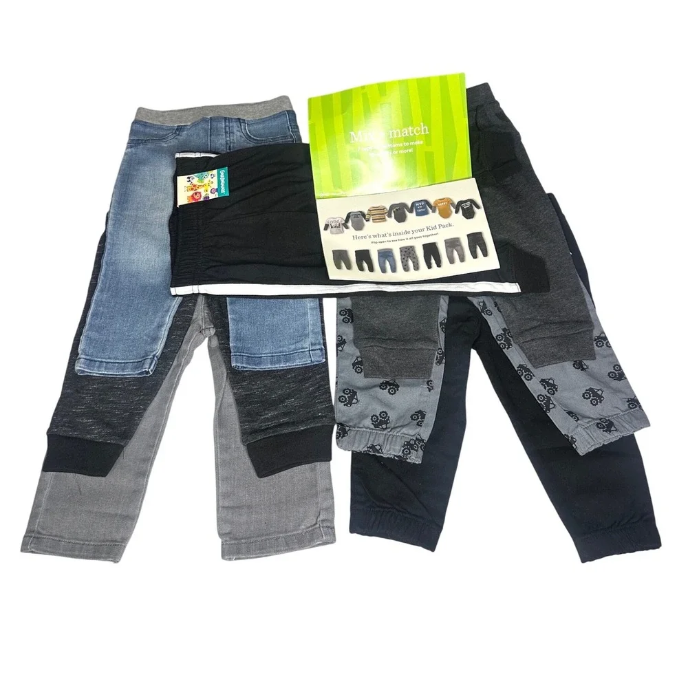 Lot Of 12 NWT‎ Garanimals Baby Boy Pants And Long Sleeve Onesies Size 18 Months